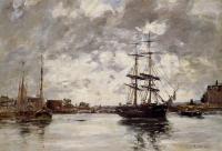 Boudin, Eugene - Bridge over the Touques